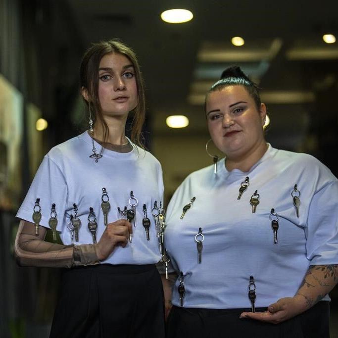 Ukrainian duo heads to the Eurovision Song Contest with a message: We're still here